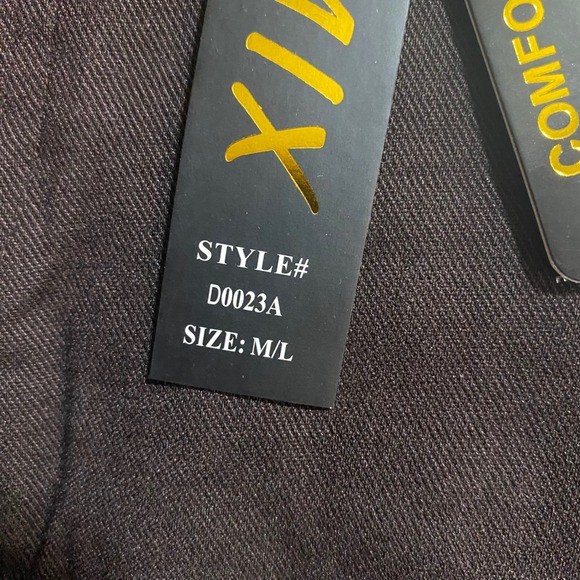 NWT Pull On Comfort Control Brown Pants New with Tags Women's M/L - Picture 5 of 5